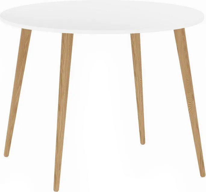 Okrągły stół Oslo 100x100 w stylu skandynawskim