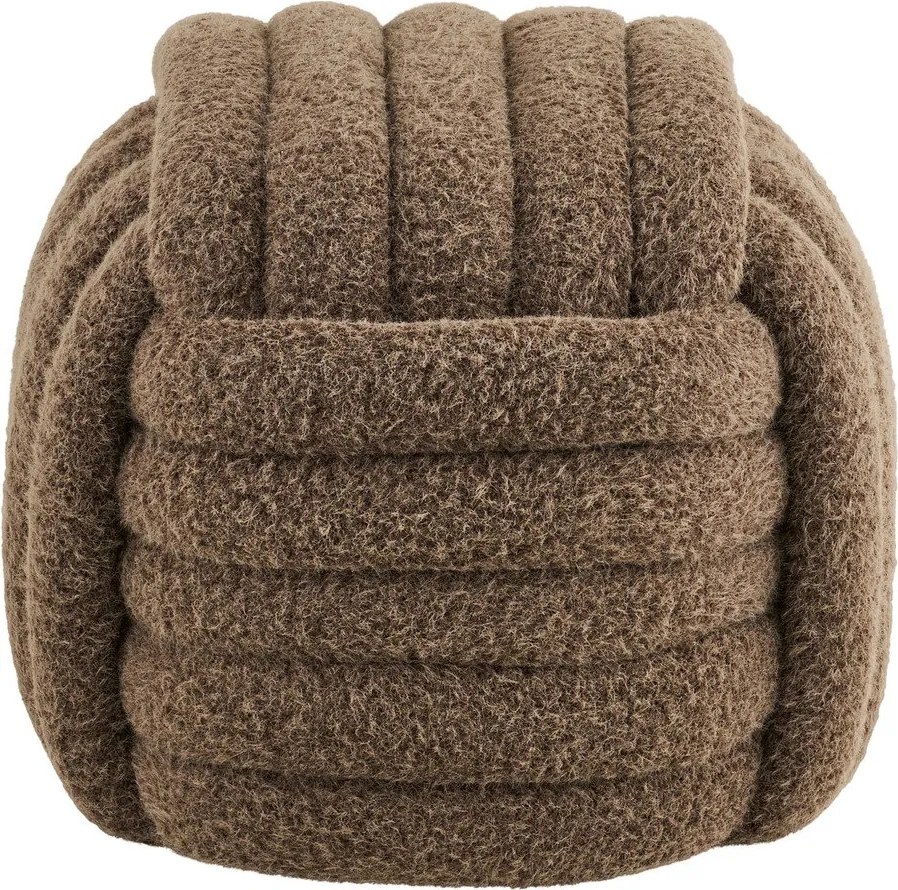 Brązowy puf Napier – House Nordic