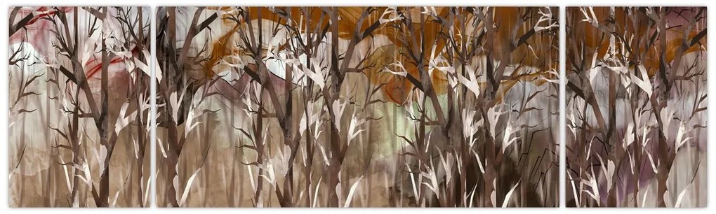 Obraz - Drzewa (170x50 cm)