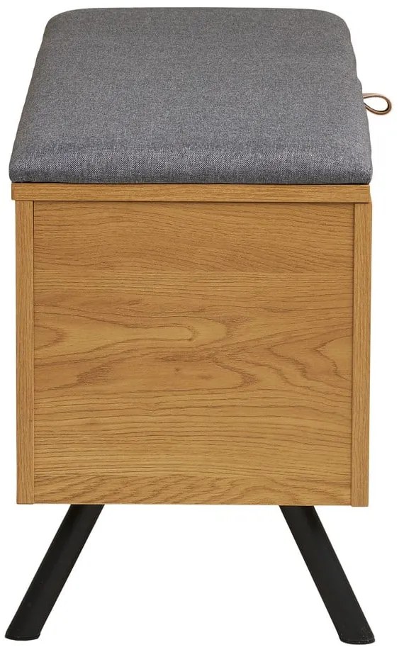 Skrzynia w dekorze dębu w naturalnym kolorze 92x48x33 cm Barco – House Nordic