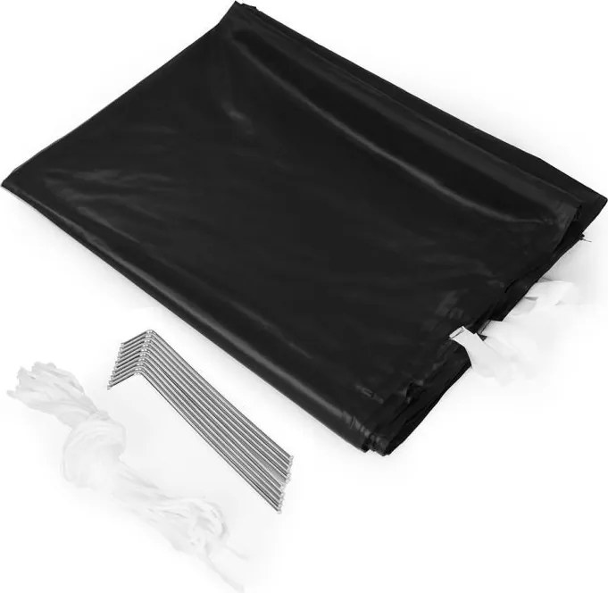 Pawilon ogrodowy 6x3 m czarny FGC1 - namiot eventowy automatyczny, regulowana wysokość