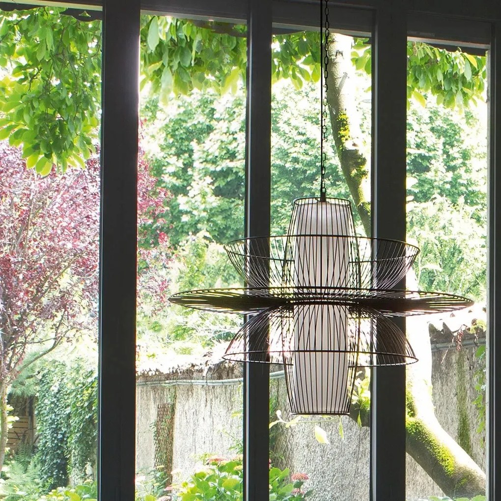 Lampa sufitowa FILAIRE, metalowa, 77 cm