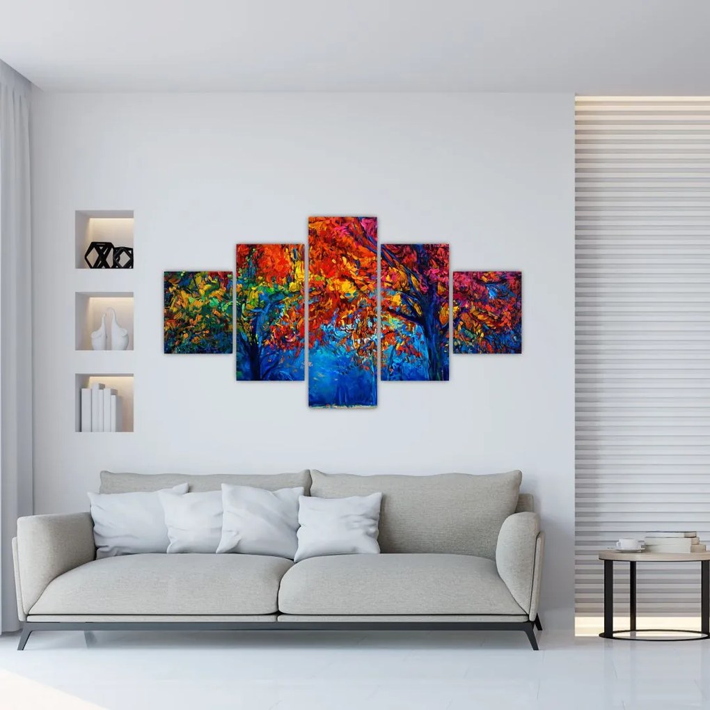 Obraz malowania natury (125x70 cm)
