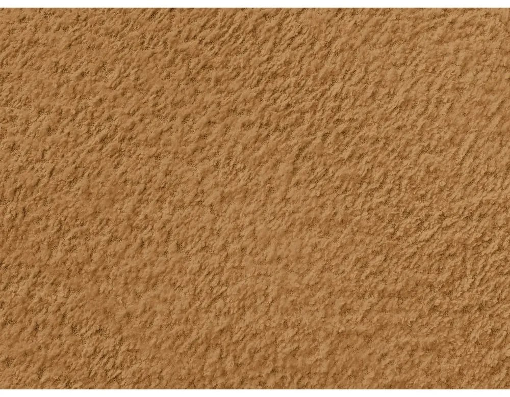 Musztardowy narożnik z materiału bouclé (prawostronny/z szezlongiem) Annecy – Bobochic Paris