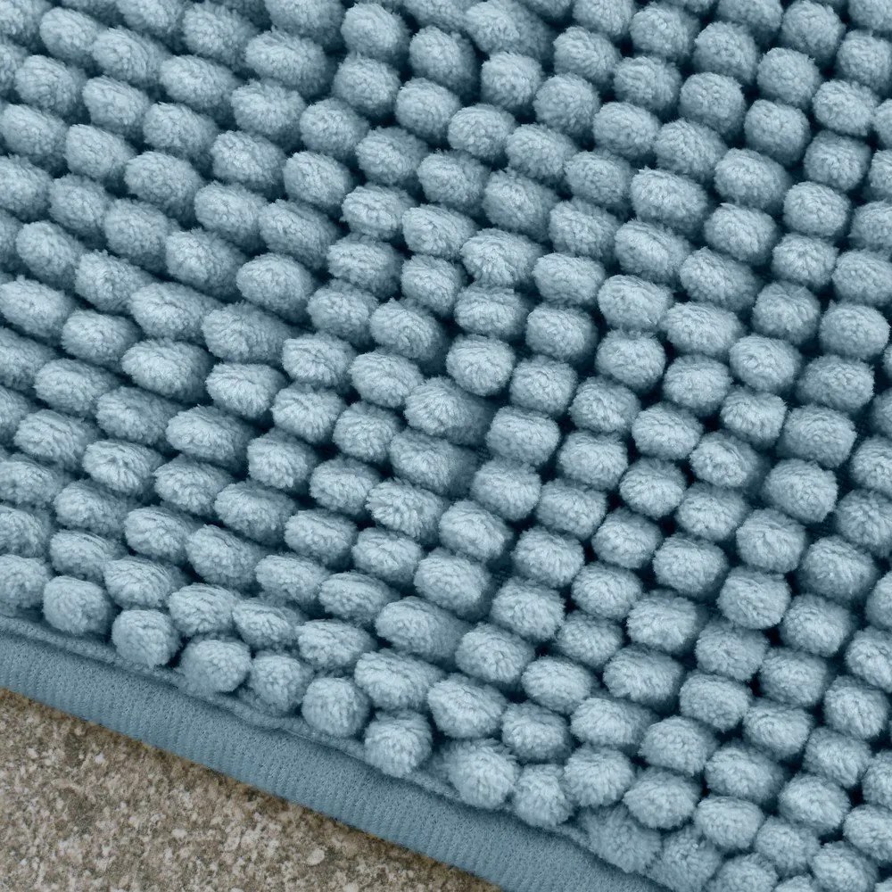 Niebieski dywanik łazienkowy 50x80 cm Bobble – Catherine Lansfield