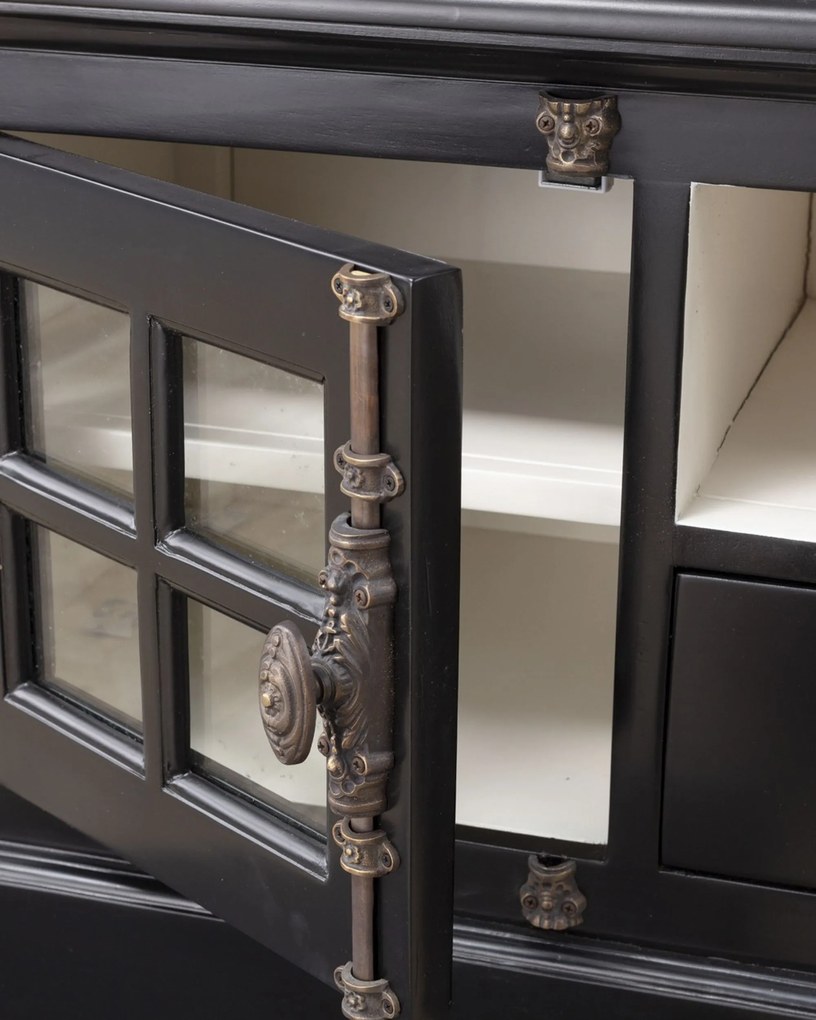 Szafka RTV Josephine 150x46x56cm black