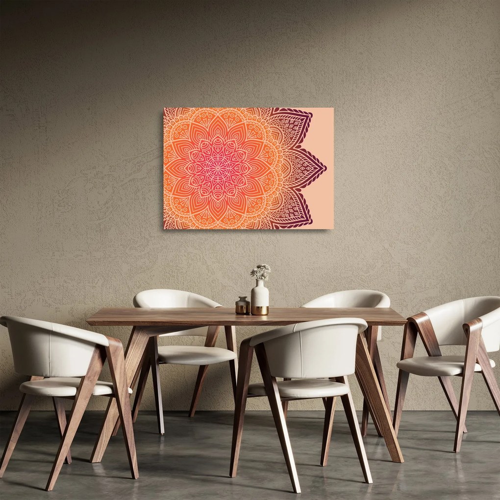 Obraz na szkle - Mandala sztuka (70x50 cm)