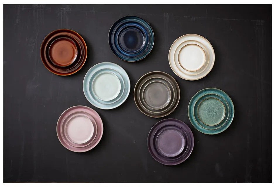 Czarny/w bursztynowym kolorze kamionkowy talerz ø 27 cm Gastro Black/Amber – Bitz