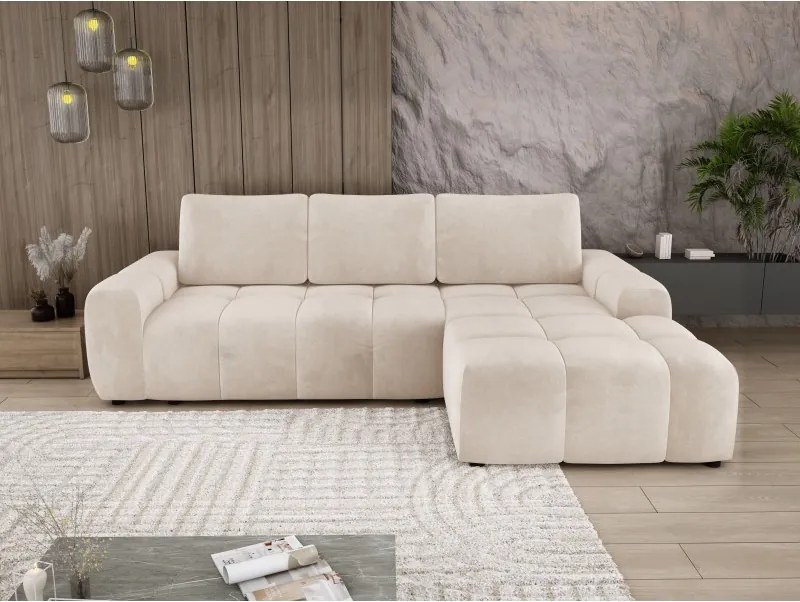 Narożnik MAILO funkcja spania DL z pojemnikiem SALVADOR 01 WERSAL