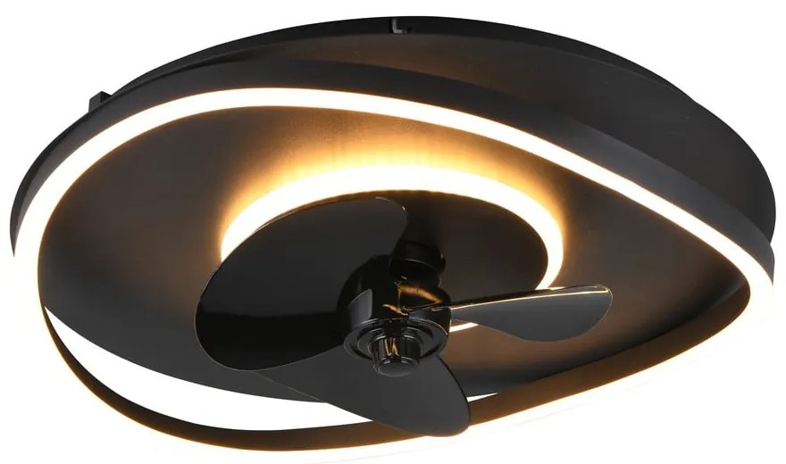 Lampa sufitowa LED w kolorze matowej czerni Sortland – Trio