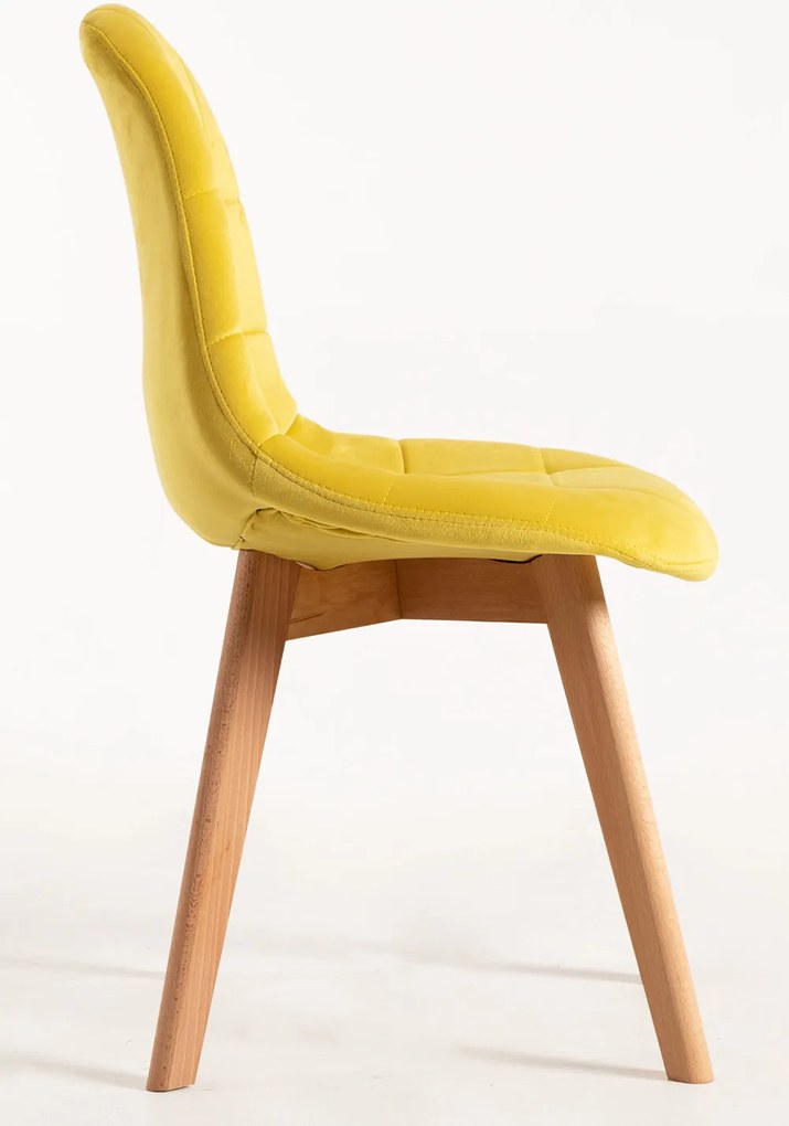 Zestaw 4 Krzese Kelen Aksamitne