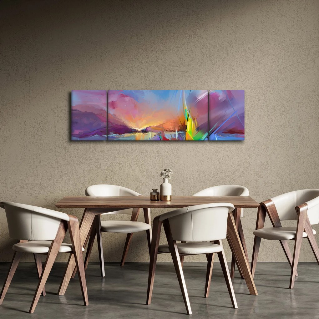 Obraz - Zachód słońca (170x50 cm)