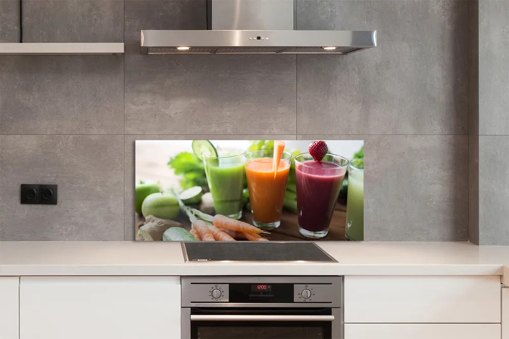 Szklany Panel Energetyczne Koktajle Warzywne