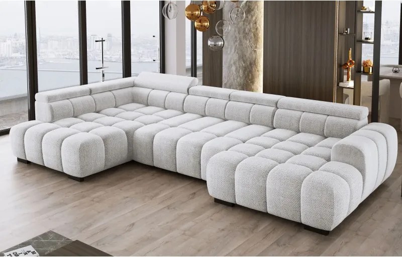 Narożnik BULL XL Lewostronny z elektryczną funkcją regulacji tkanina Eden 18 WERSAL