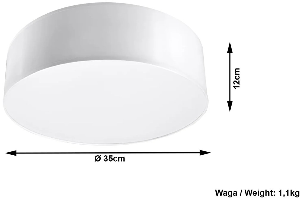 Minimalistyczny plafon do przedpokoju LED L5-C01