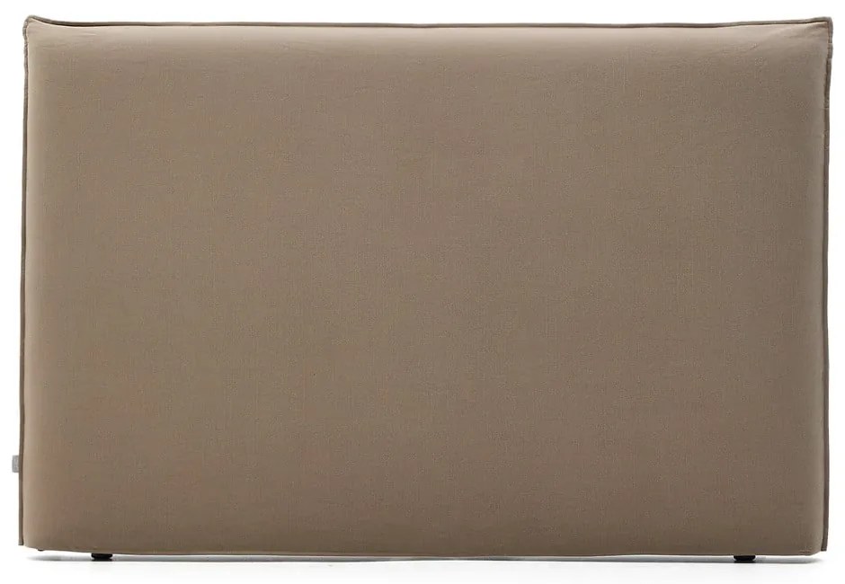 Szarobrązowy tapicerowany zagłówek 180x118 cm Jaira – Kave Home