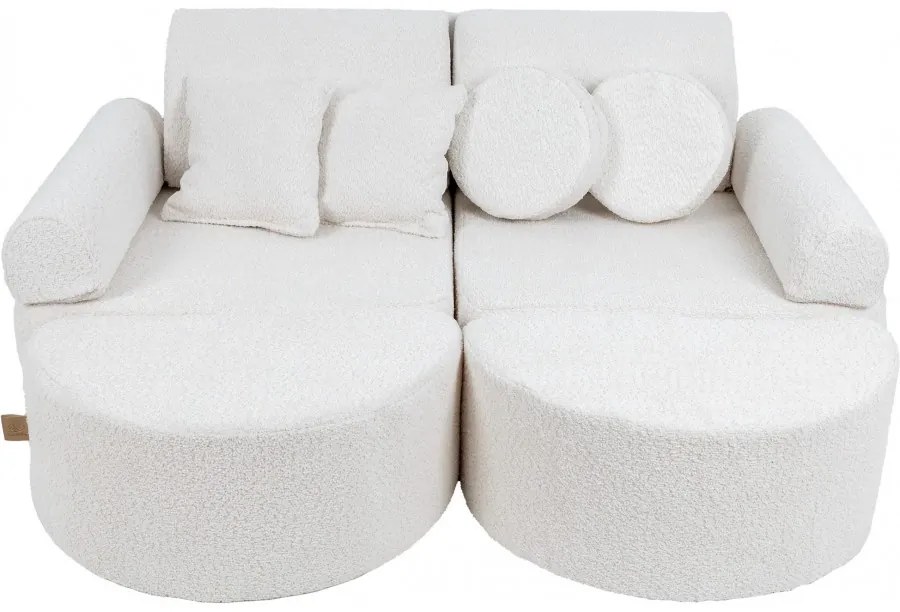 Pocket sofa max boucle biała - meowbaby®
