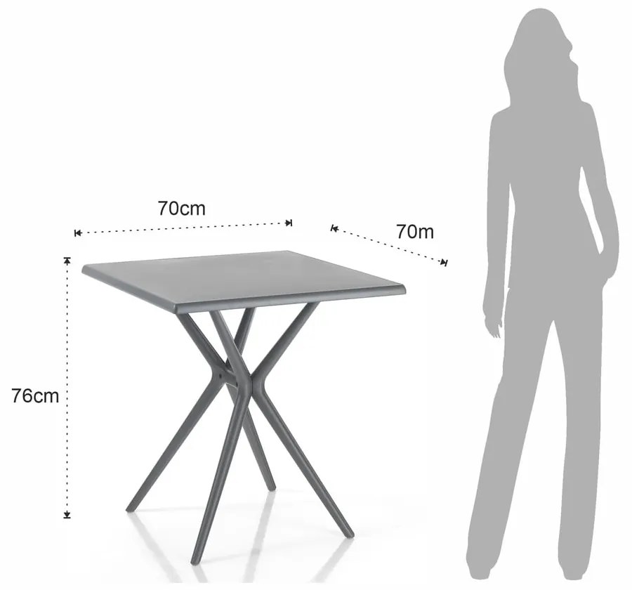 Stół 70x70 cm Sabine – Tomasucci
