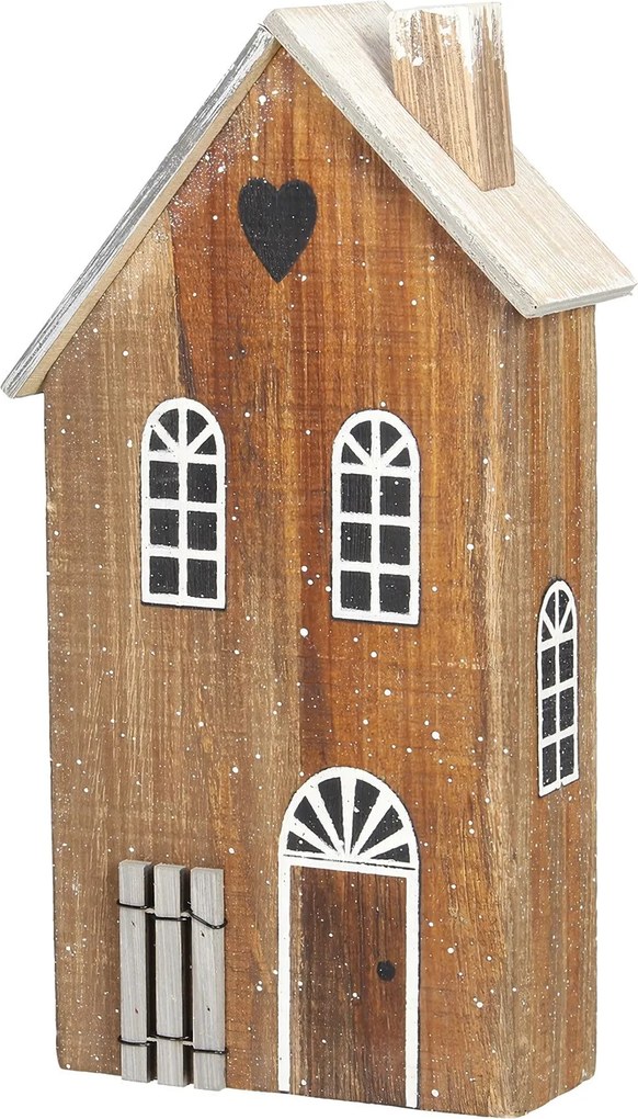 Dekoracja Snow House 25cm natural