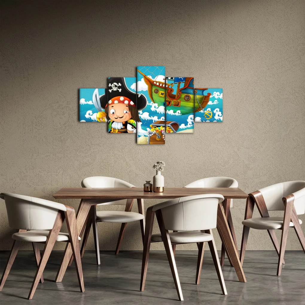 Obraz - Skarb piratów (125x70 cm)