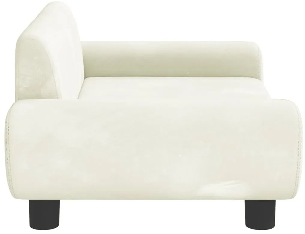 Kremowa sofa dziecięca na nóżkach - Zova