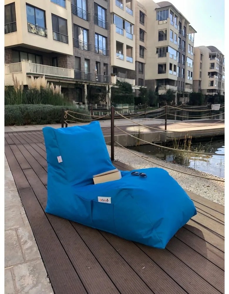 Turkusowy ogrodowy worek do siedzenia Daybed – Floriane Garden