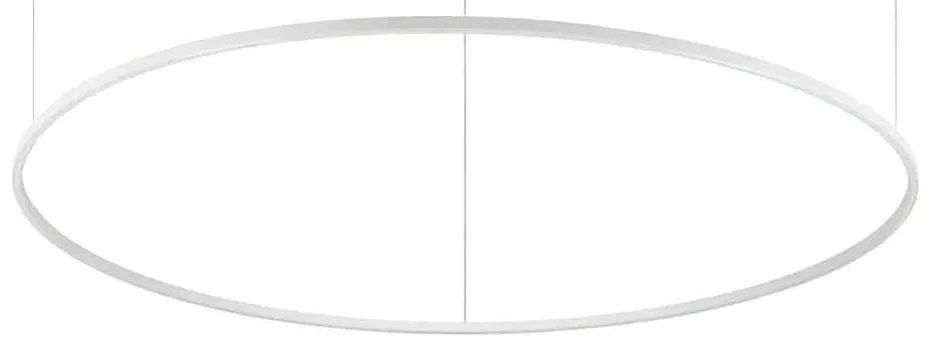 Ideal Lux - Lampa wisząca LED na lince ORACLE SLIM LED/77W/230V 3000K śr. 150 cm biała
