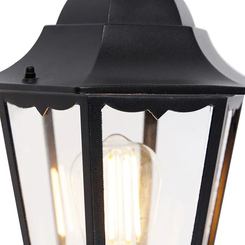 Zewnetrzna Klasyczna lampa ścienna zewnętrzna czarna IP44 - Havana Up klasyczny/Antyczny Oswietlenie zewnetrzne