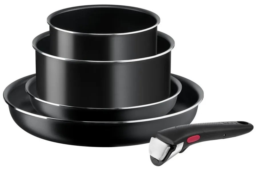 Zestaw garnków aluminiowych 5 szt. INGENIO EASY COOK & CLEAN BLACK L1549043 – Tefal