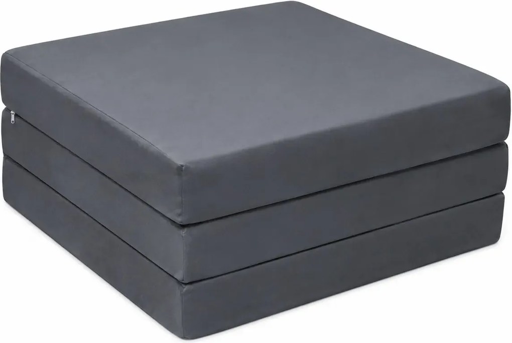Materac 180/60 + Torba składany turystyczny tkanina Welur : Kolor tkaniny - VELVET - BL14, Rozmiar - 180/60/15, Typ tkaniny - Velvet