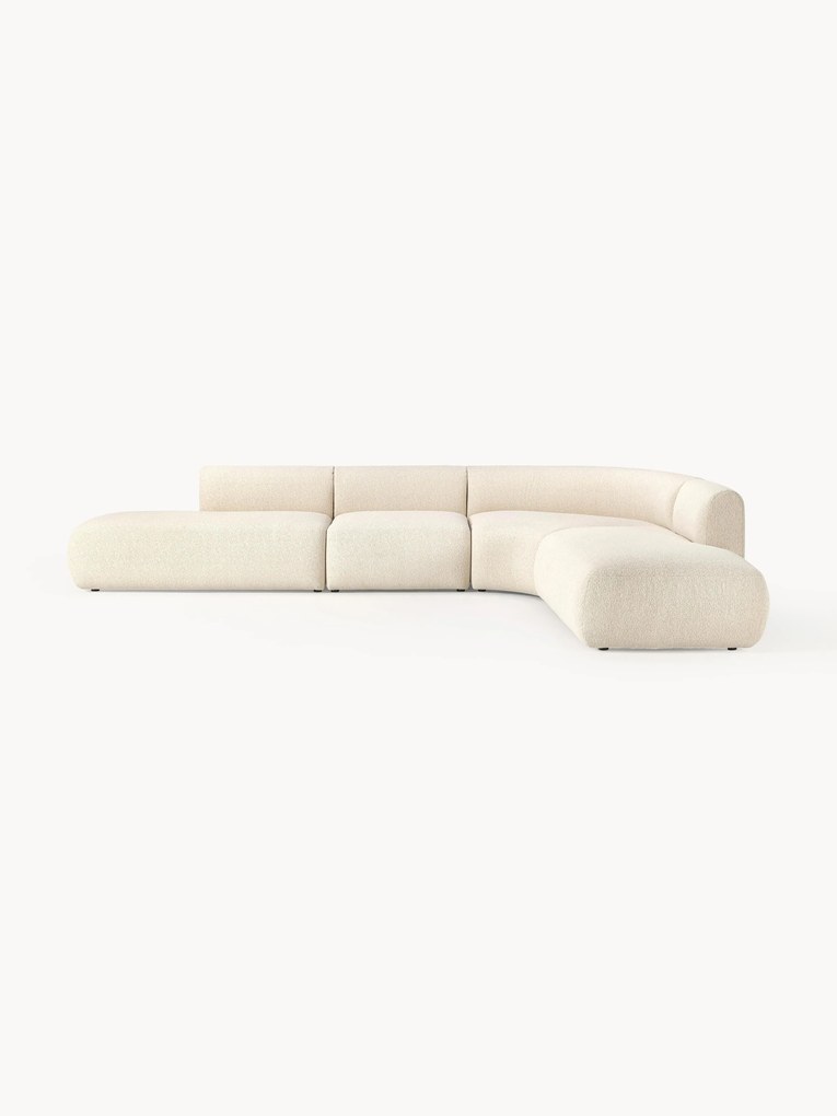 Narożna sofa modułowa Bouclé Sofia (4-osobowa)