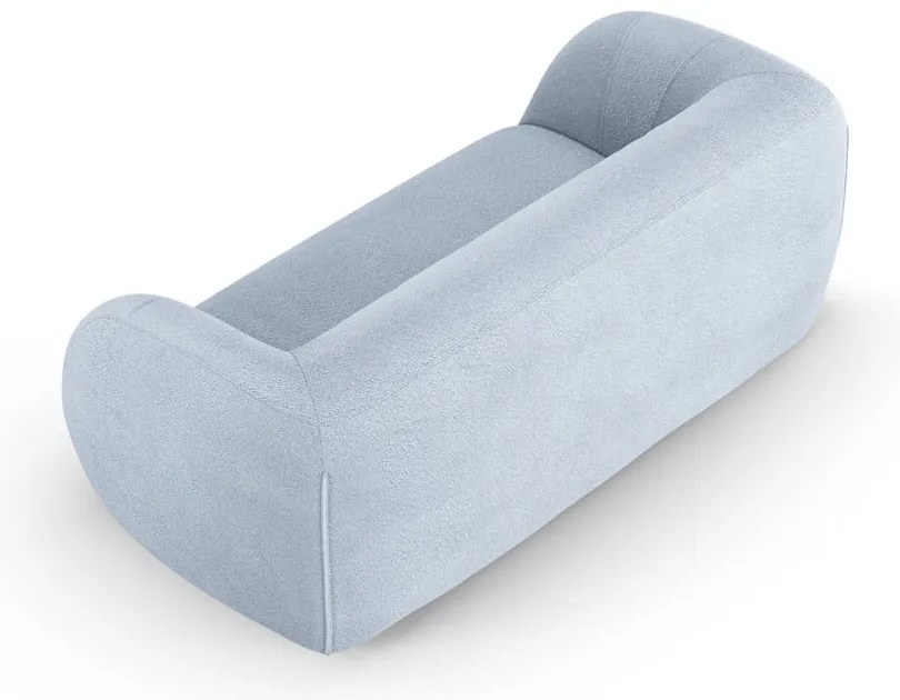 Jasnoniebieska sofa z materiału bouclé 210 cm Essen – Cosmopolitan Design