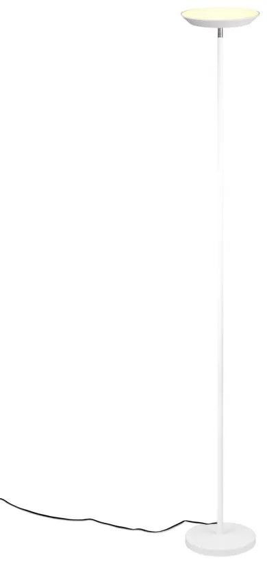 Biała lampa stojąca LED (wysokość 178 cm) Specter – Reality