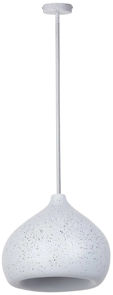 Lampa wisząca MAURO M 32cm, kolor szara nakrapiana – lampa do kuchni w stylu Gaudiego