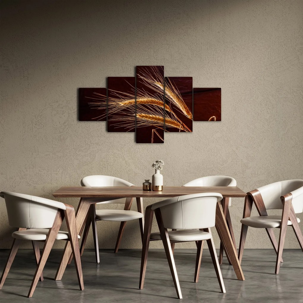 Obraz - Fragment kłosa żyta (125x70 cm)