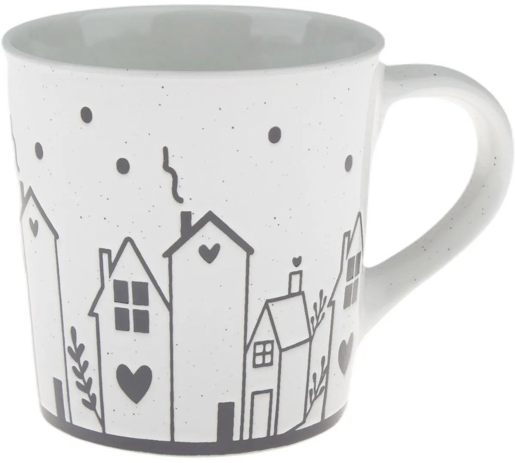 Ceramiczny kubek Domečky III, 470 ml