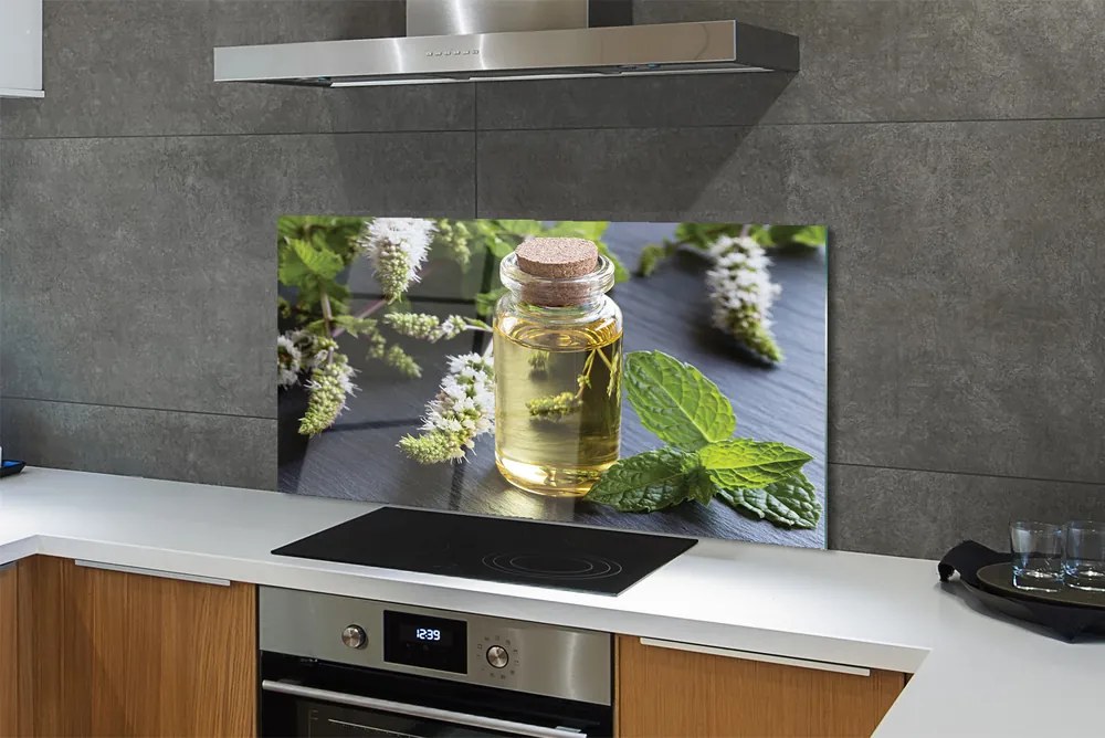 Szklany Panel Orzeźwiająca Herbata Miętowa