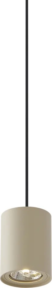 Nowoczesna lampa wisząca beżowa z czarnym do systemu szynowego 1-fazowego GU10 70mm - Iconic Holt