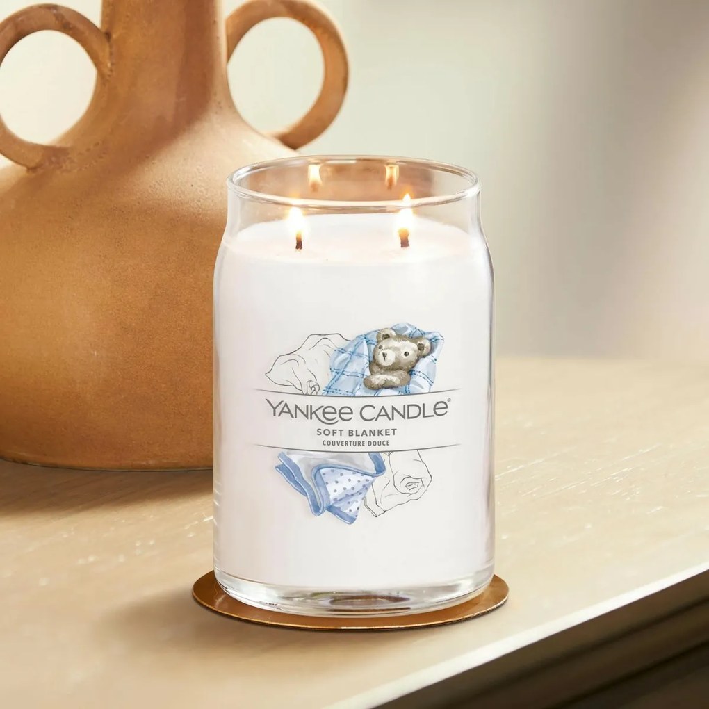 Yankee Candle Duża świeca zapachowa Signature SoftBlanket, 567 g, L