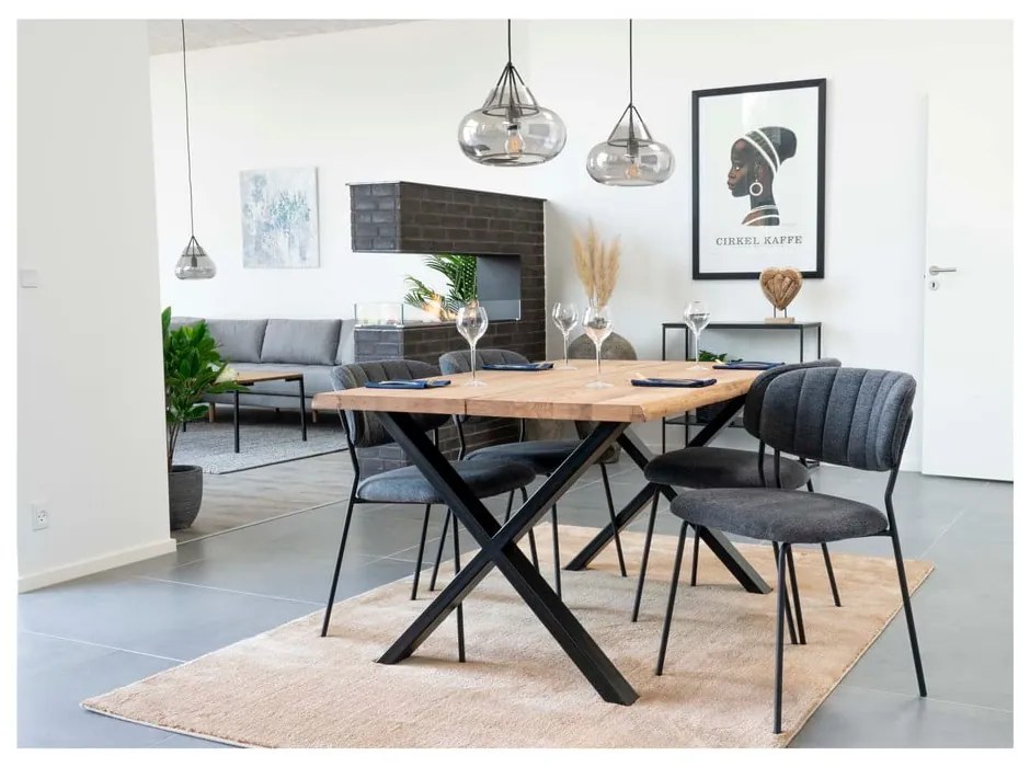 Stół z blatem z litego dębu House Nordic Toulon, 140x95 cm