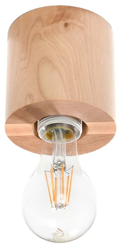 Drewniana lampa sufitowa Sollux Elia