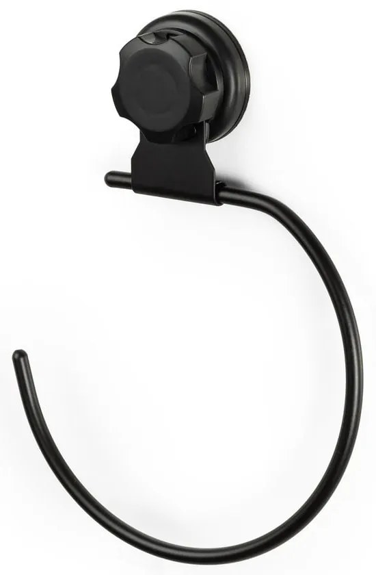 Czarny samoprzylepny uchwyt na ręczniki Compactor Bestlock Black Belt And Towel Support