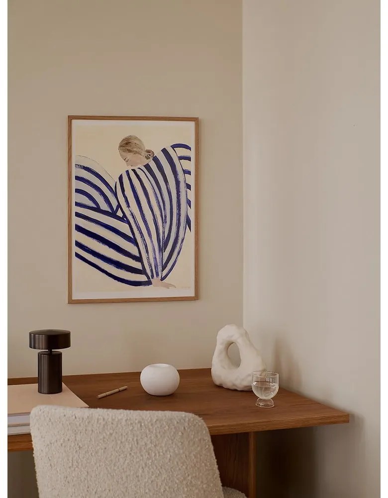 Plakat 30x40 cm Blue Stripe at Concorde – Sofia Lind – The Poster Club