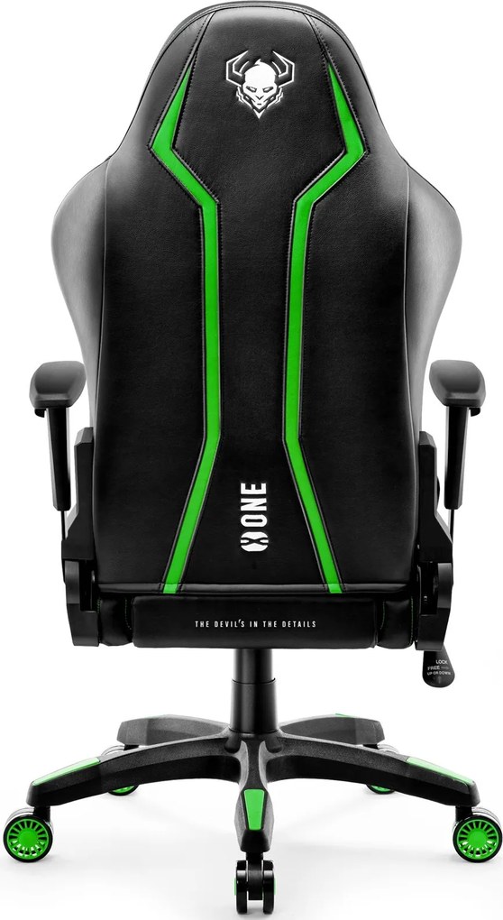 Fotel gamingowy Diablo X-One 2.0 Normal Size czarno-zielony