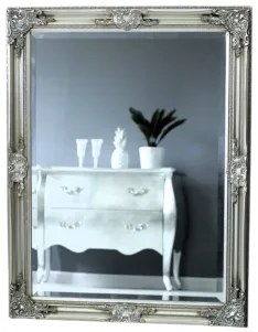 Lustro w srebrnej ramie 74x96cm