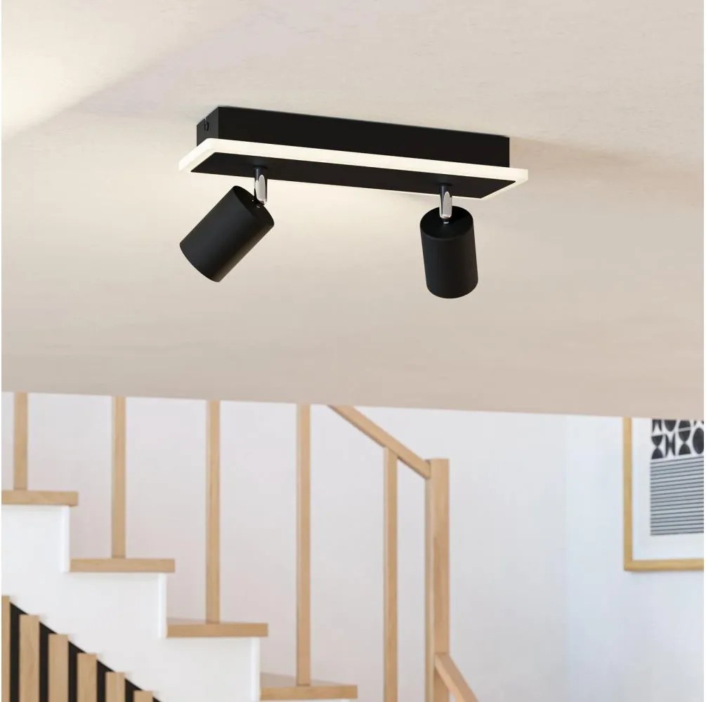 Eglo 901635 - Oprawa punktowa LED RIMBOCCHI LED/12W/230V czarna