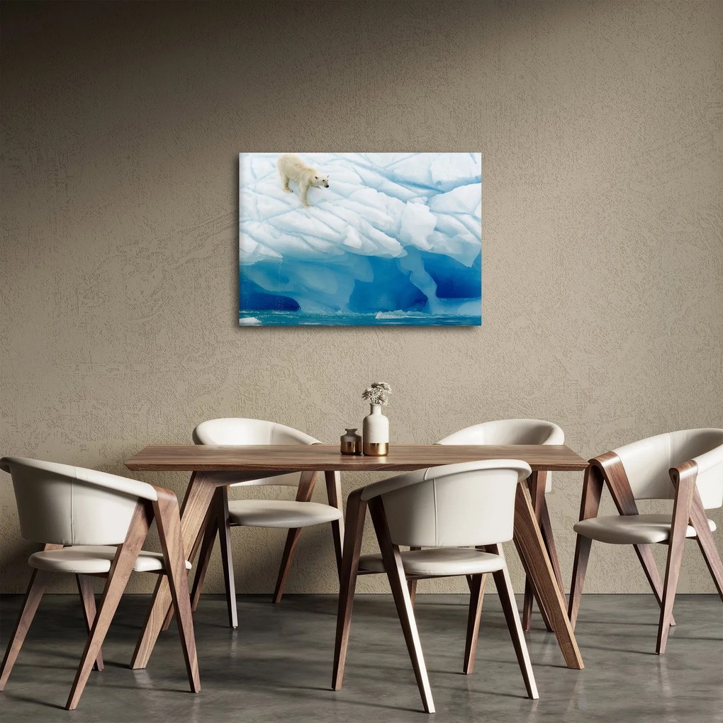Obraz - Niedźwiedź polarny (70x50 cm)