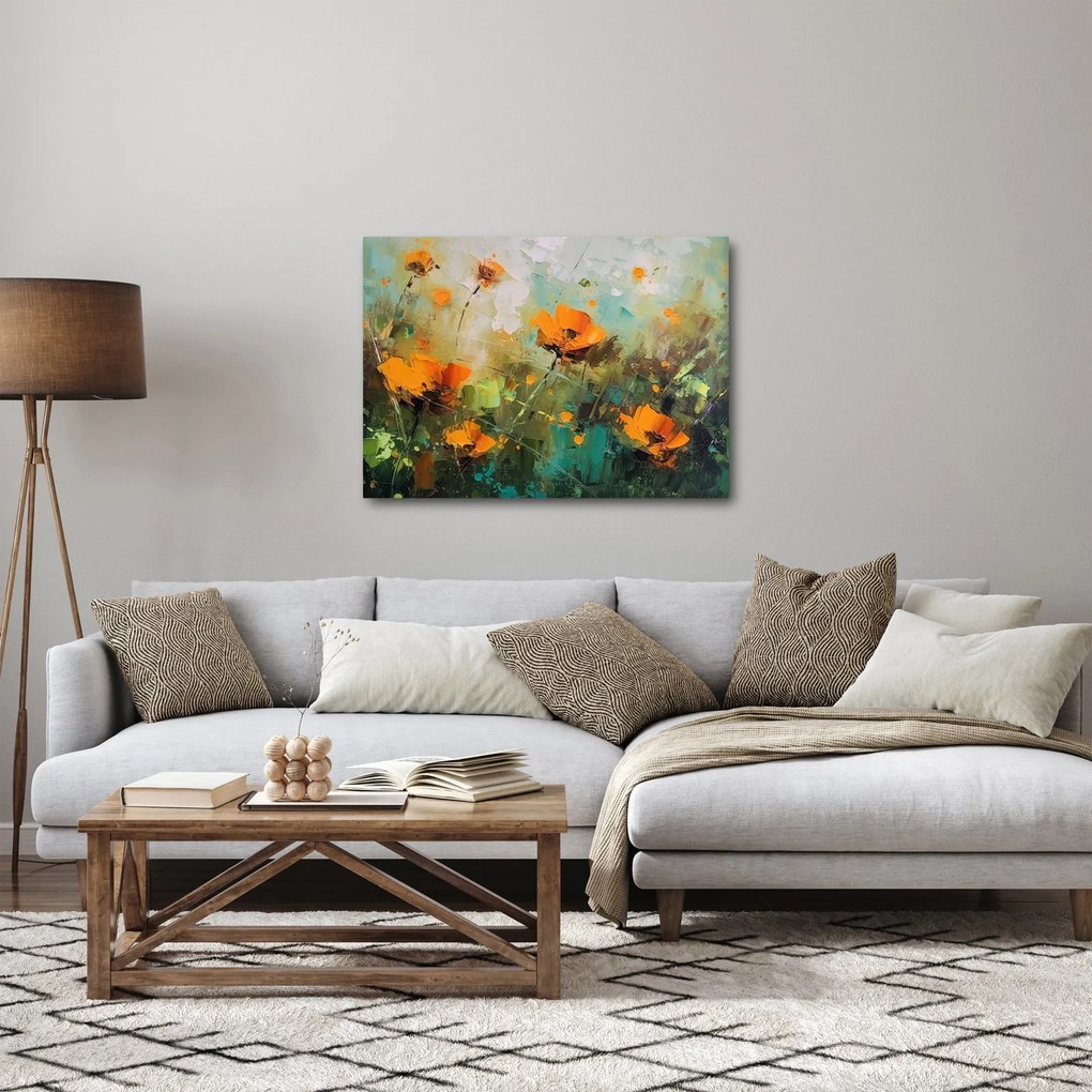 Obraz - Kwiaty (70x50 cm)