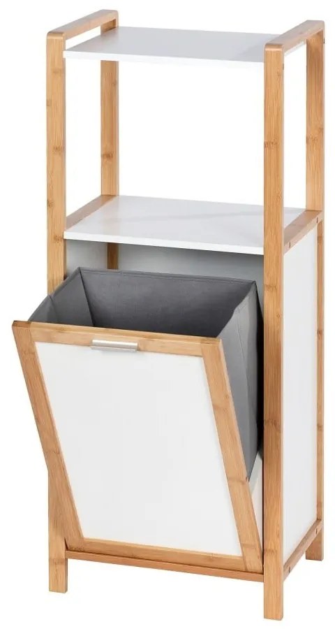 Biały bambusowy regał łazienkowy 40x95 cm Finja – Wenko