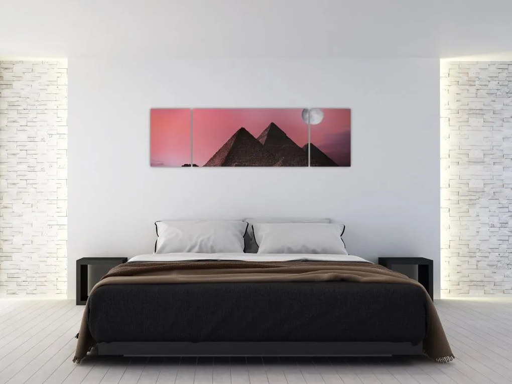 Obraz - Piramidy w Gizie, Egipt (170x50 cm)